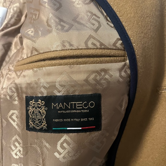 banana republic men’s camel coat size S - Picture 4 of 6